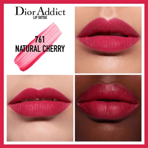 dior 761 lip tattoo|Dior Lip Tattoo • 761 Natural Cherry .